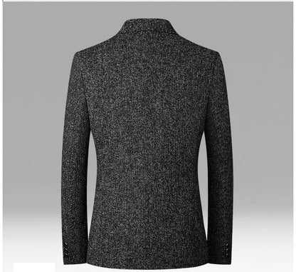 New Men Business Social Suit Slim Fit Jacket Black / Navy / Grey Fashion Simple Homme Wedding Prom Party Dress Blazers Coats