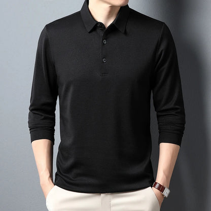 Comfortable Long Sleeve Polo