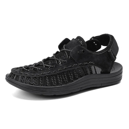 Summer New Sandals Men's Brand Designer Fashion Casual Outdoor Waders Large Size Hand-woven High Quality Beach Sandals For Men