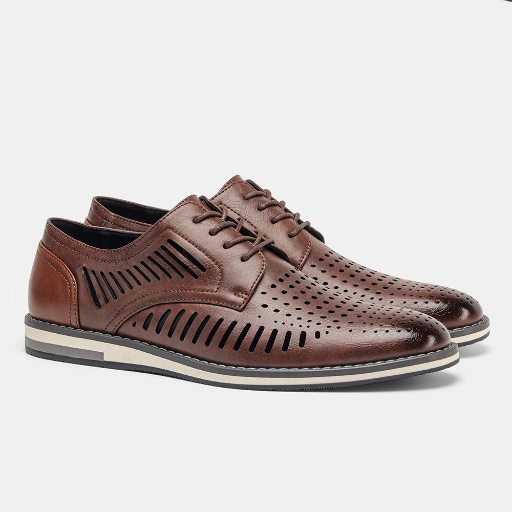Man Casual Shoes Brand 2026 Comfortable Fashion Shoes Men Leather