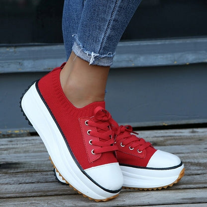 Summer Knit Slip-On Sneakers