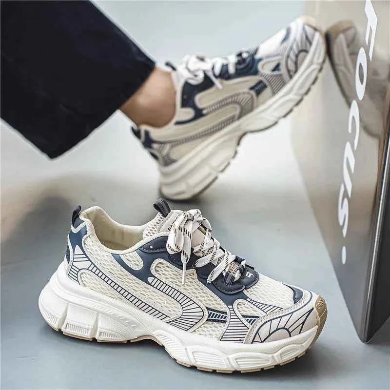 Sneakers Women Trends  Platform Shoes Lightweight Outdoor Sports Shoes Breathable Running Shoes Lace Up Casual