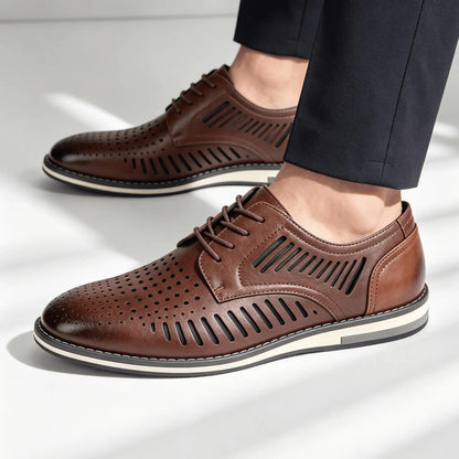Man Casual Shoes Brand 2026 Comfortable Fashion Shoes Men Leather