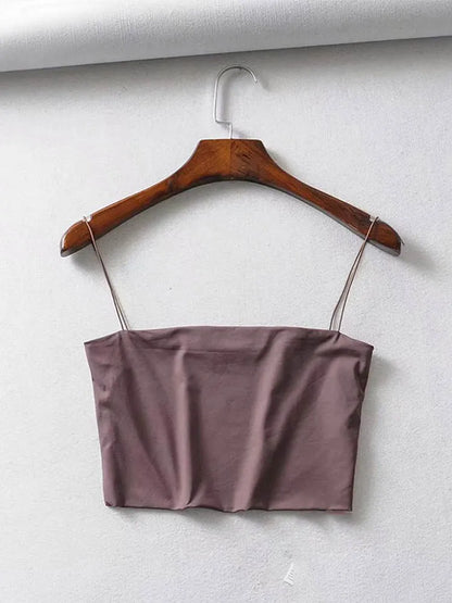 Women's Cotton Crop Cami