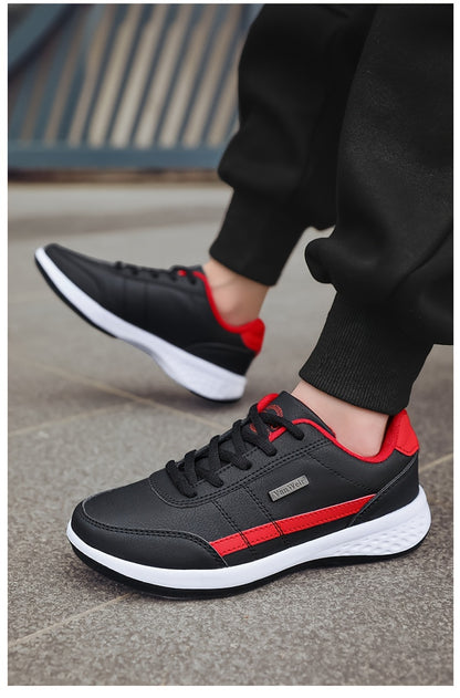 [VanWeir Comfortable Grip Sneakers] VanWeir Plus Size Mens Casual Comfortable Grip Running Sneakers - Durable Lace-Up Design - Ideal for Outdoor Sports & Daily Wear