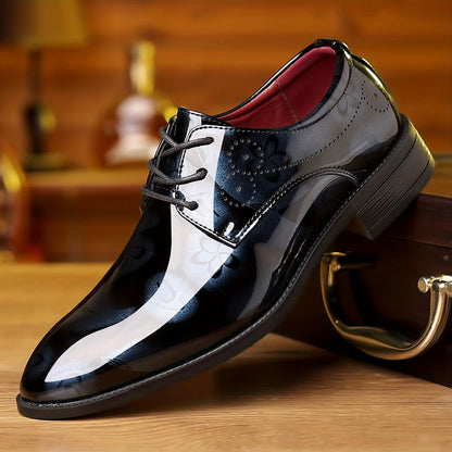 Classic Oxford Shoes - Lace Up, Assorted Colors, Smart Casual, Breathable, Comfortable, Outdoor Walking Shoes for Men