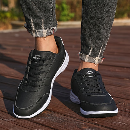 [VanWeir Comfortable Grip Sneakers] VanWeir Plus Size Mens Casual Comfortable Grip Running Sneakers - Durable Lace-Up Design - Ideal for Outdoor Sports & Daily Wear