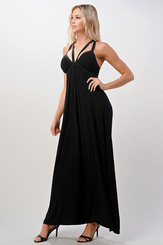 Flowy Strappy Maxi Dress