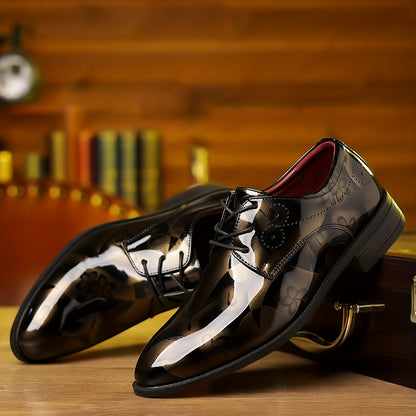 Classic Oxford Shoes - Lace Up, Assorted Colors, Smart Casual, Breathable, Comfortable, Outdoor Walking Shoes for Men