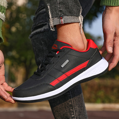 [VanWeir Comfortable Grip Sneakers] VanWeir Plus Size Mens Casual Comfortable Grip Running Sneakers - Durable Lace-Up Design - Ideal for Outdoor Sports & Daily Wear