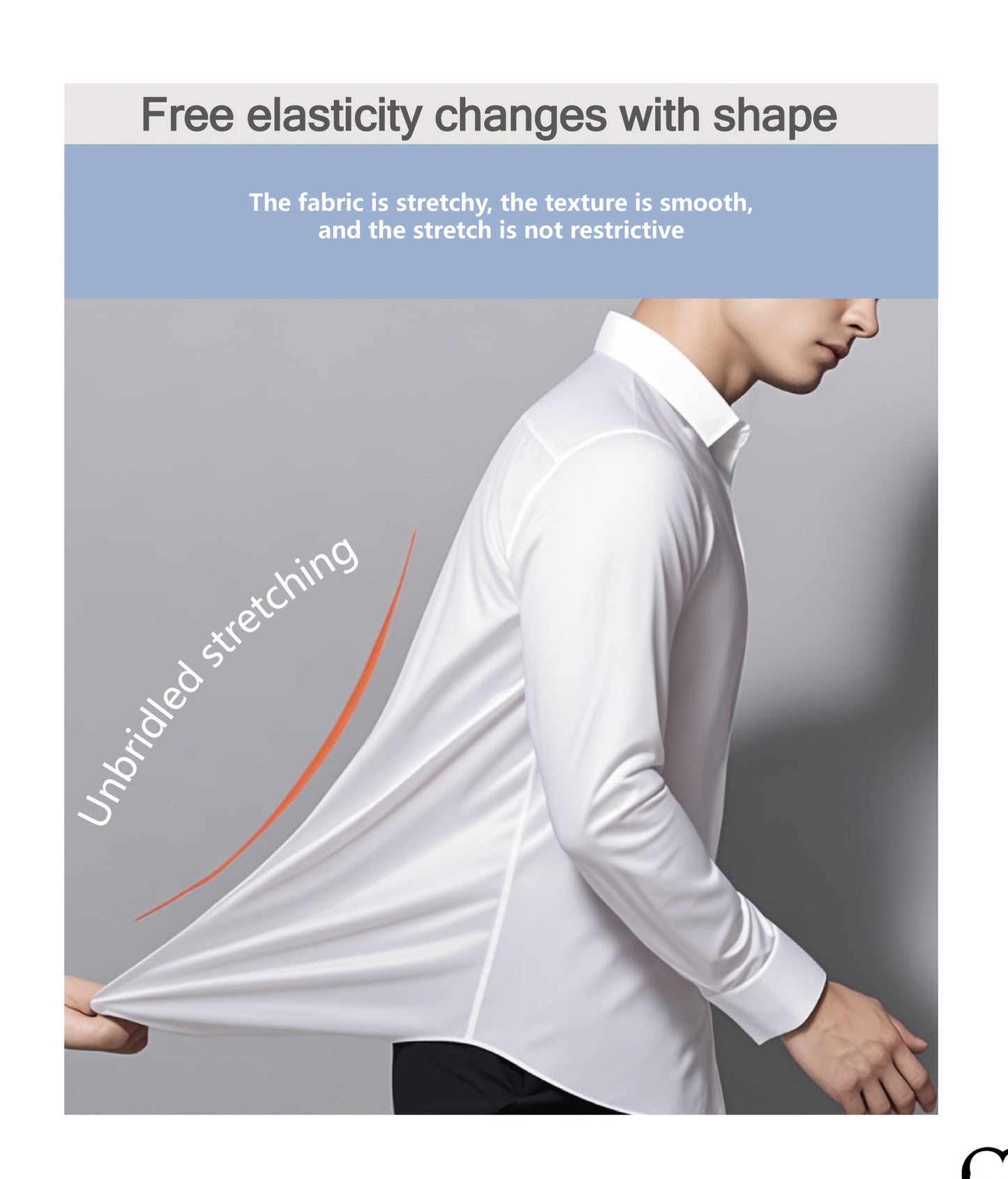 Men's Long Sleeve Dress Shirt 2025 - Solid Color Business Casual Button Shirt, All-Season Office & Commuting Wear | Wrinkle-Resistant Regular Fit | Non-Transparent Professional Shirt