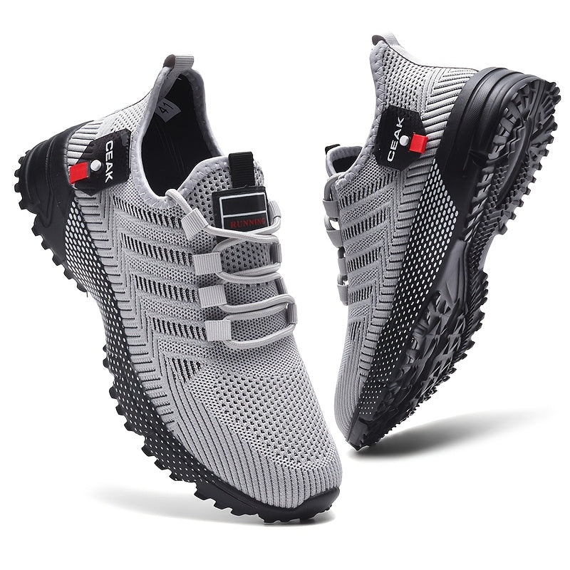 Sneakers, Men's Sports Shoes Are Breathable And Non Slip Mesh Shoes, Lightweight And Low Cut Casual Sports Shoes, Suitable for Outdoor Sports, Fitness Jogging, And Daily Wear