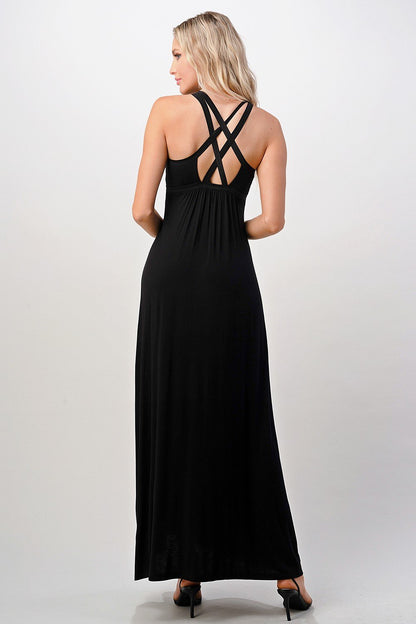 Flowy Strappy Maxi Dress