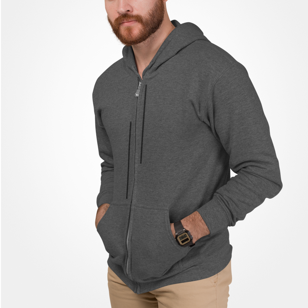 Stripes Zip Up Hoodie