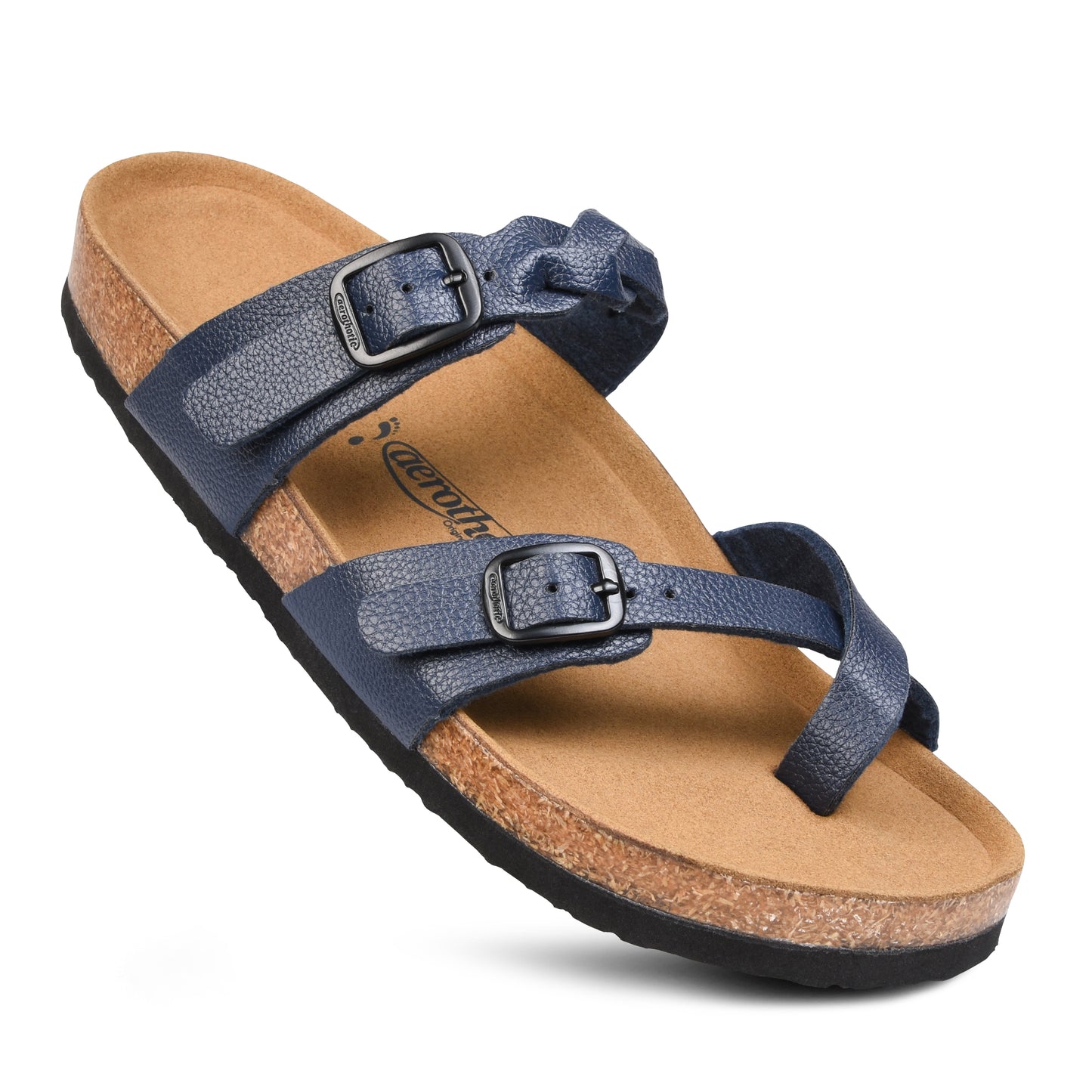 Irenic Soft Footbed Strappy Slides