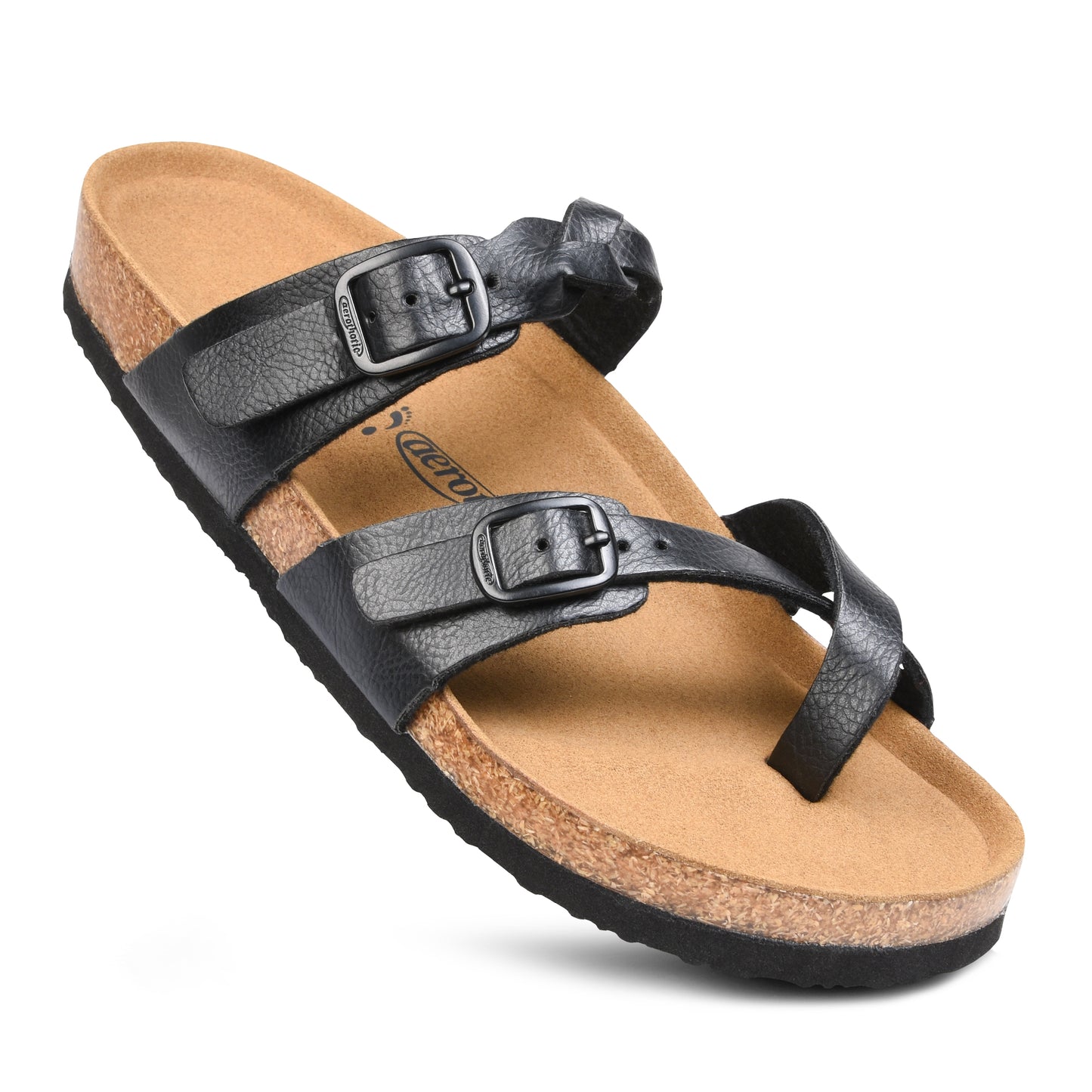 Irenic Soft Footbed Strappy Slides