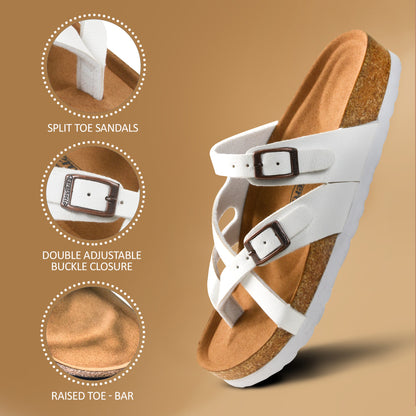 Celestis Soft Footbed Strappy Slides