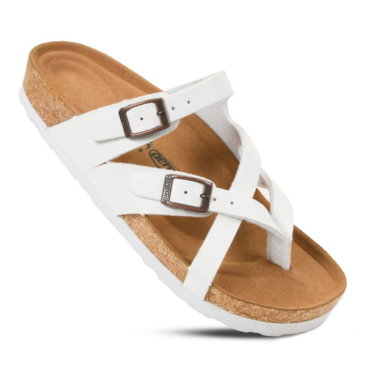 Celestis Soft Footbed Strappy Slides