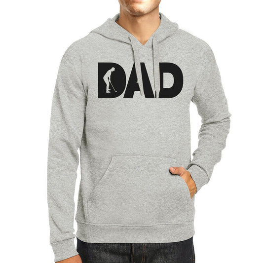 Grey Golf Dad Hoodie