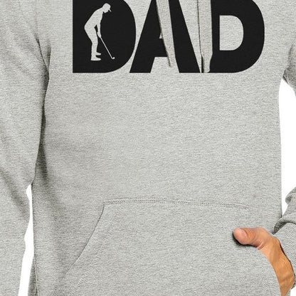 Grey Golf Dad Hoodie