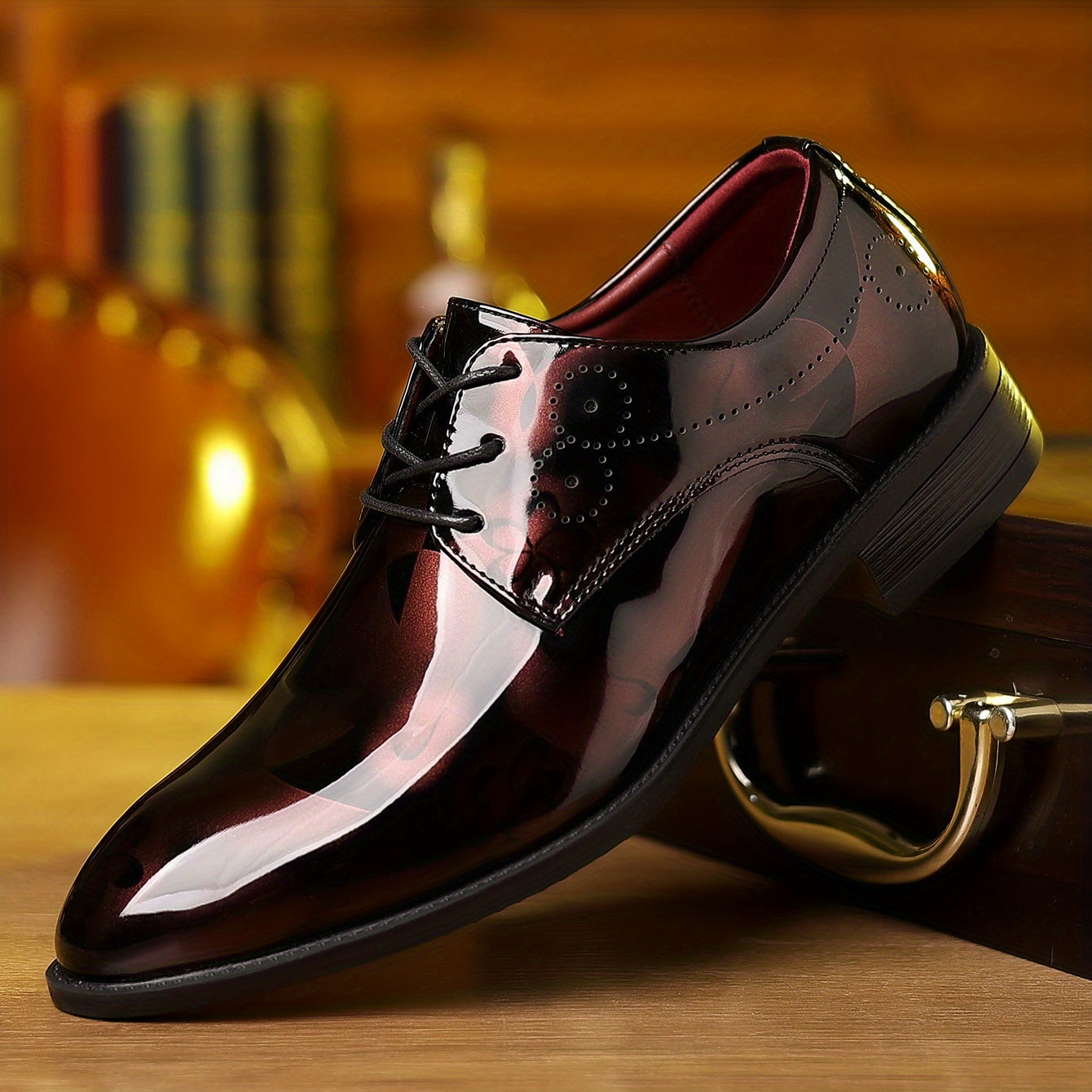 Classic Oxford Shoes - Lace Up, Assorted Colors, Smart Casual, Breathable, Comfortable, Outdoor Walking Shoes for Men