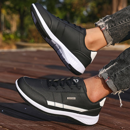[VanWeir Comfortable Grip Sneakers] VanWeir Plus Size Mens Casual Comfortable Grip Running Sneakers - Durable Lace-Up Design - Ideal for Outdoor Sports & Daily Wear